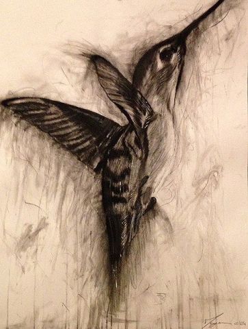 the flying bird